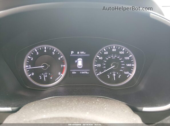 5NMS23AD0KH010519 2019 HYUNDAI SANTA FE Silver Հետևի նստատեղերի տեսք