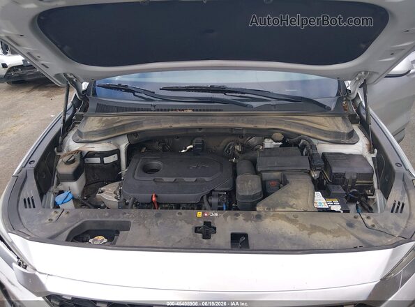 5NMS23AD0KH010519 2019 HYUNDAI SANTA FE Silver Հետևի տեսք