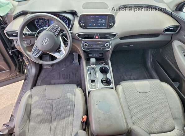 5NMS23AD0LH239462 2020 HYUNDAI SANTA Black Widok deski rozdzielczej