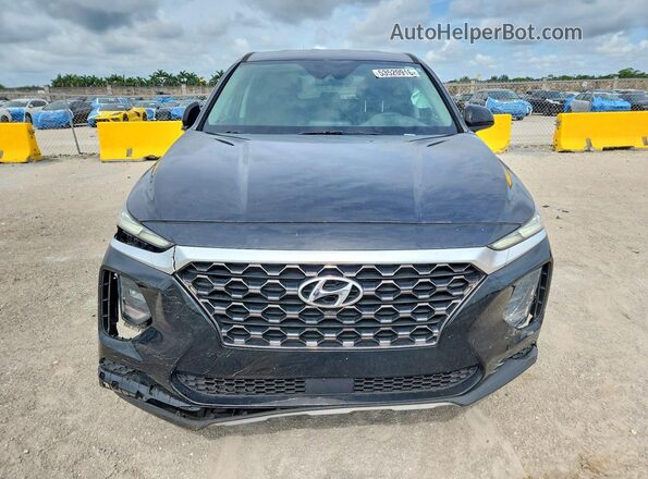 5NMS23AD0LH239462 2020 HYUNDAI SANTA Black Widok z przodu