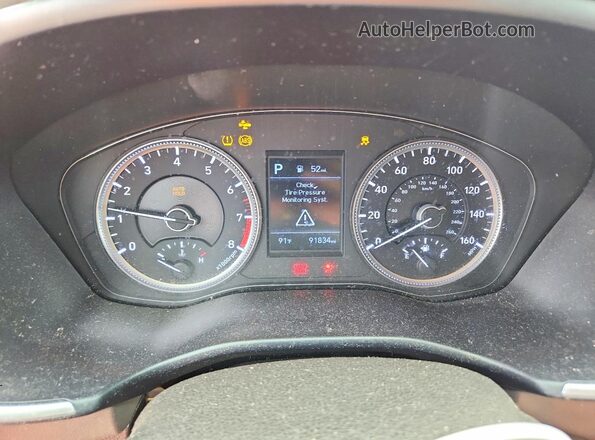 5NMS23AD0LH239462 2020 HYUNDAI SANTA Black Widok zestawu wskaźników