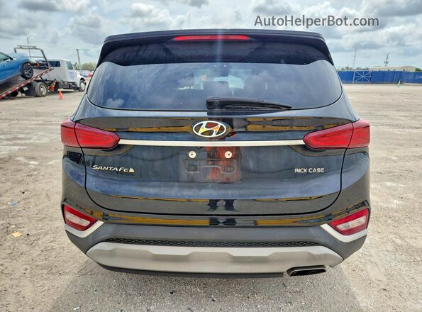 5NMS23AD0LH239462 2020 HYUNDAI SANTA Black Widok z tyłu