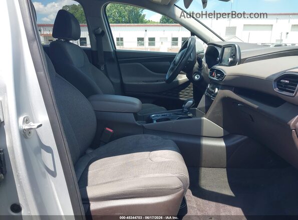 5NMS23AD1KH020413 2019 HYUNDAI SANTA FE Silver Widok wnętrza z przodu