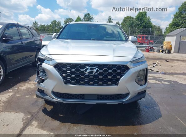 5NMS23AD1KH020413 2019 HYUNDAI SANTA FE Silver Widok zestawu wskaźników