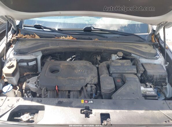 5NMS23AD1KH020413 2019 HYUNDAI SANTA FE Silver Widok z tyłu