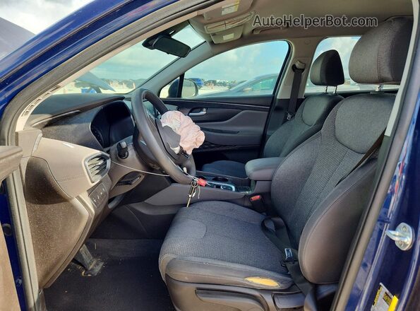 5NMS23AD1KH048079 2019 HYUNDAI SANTA Blue 