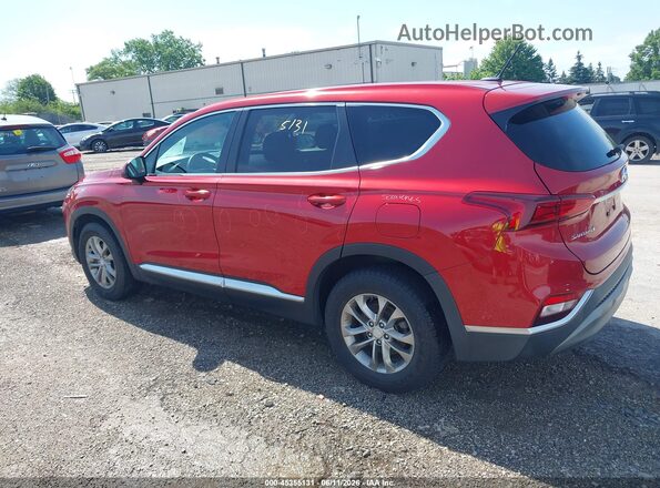 5NMS23AD1LH163041 2020 HYUNDAI SANTA FE Red Հետևի ձախ