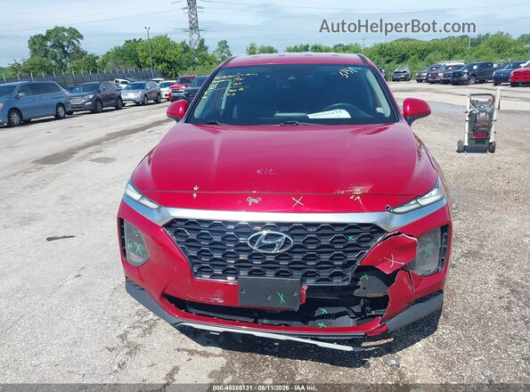 5NMS23AD1LH163041 2020 HYUNDAI SANTA FE Red Սարքավորումների վահանակի տեսք