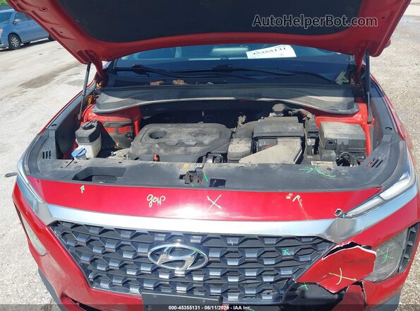 5NMS23AD1LH163041 2020 HYUNDAI SANTA FE Red Հետևի տեսք