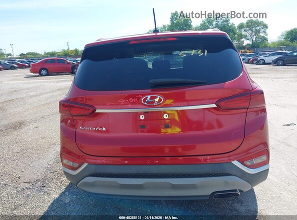 5NMS23AD1LH163041 2020 HYUNDAI SANTA FE Red 