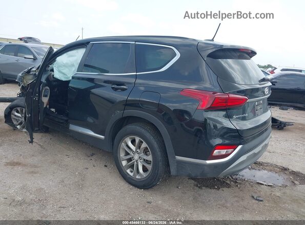 5NMS23AD1LH207524 2020 HYUNDAI SANTA FE Black Trasero izquierdo