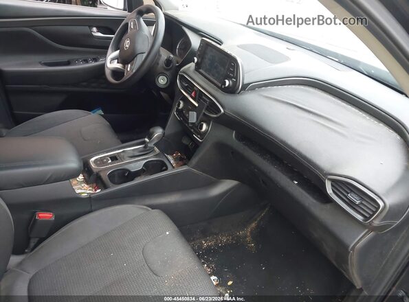 5NMS23AD1LH240037 2020 HYUNDAI SANTA FE Черный Вид салона спереди