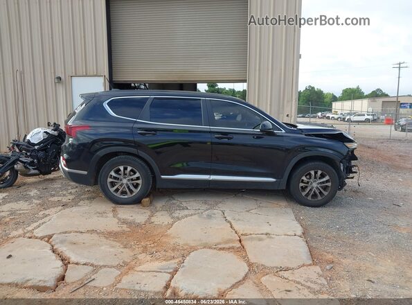 5NMS23AD1LH240037 2020 HYUNDAI SANTA FE Черный Вид задней части салона