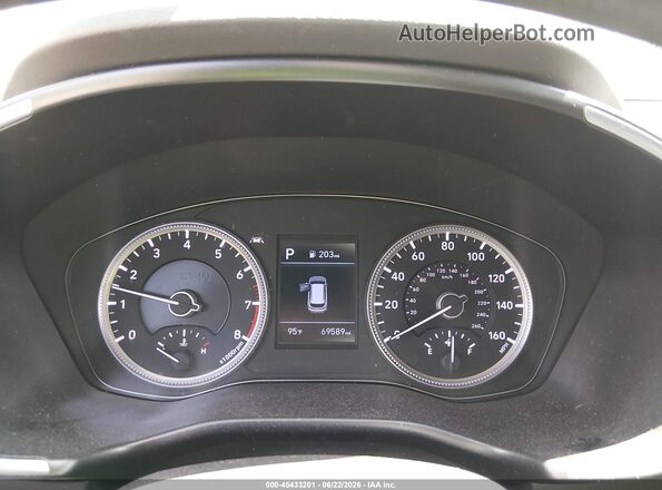 5NMS23AD2KH049709 2019 HYUNDAI SANTA FE Silver Rear seats view
