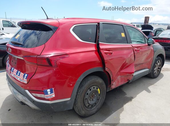 5NMS23AD2KH080409 2019 HYUNDAI SANTA FE Red Vista frontal