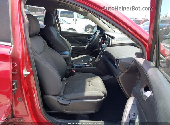 5NMS23AD2KH080409 2019 HYUNDAI SANTA FE Red Vista interior delantera