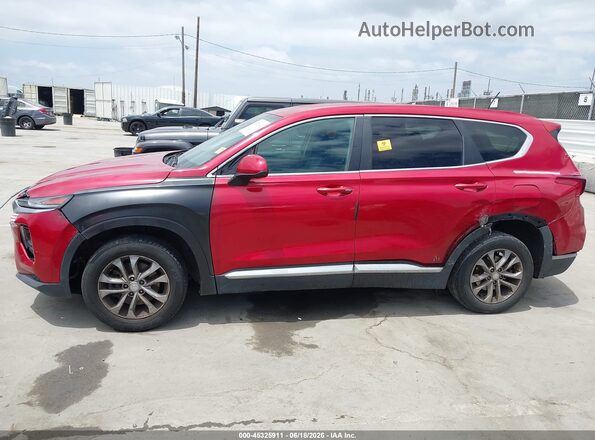 5NMS23AD2KH080409 2019 HYUNDAI SANTA FE Red Vista interior de 360 grados