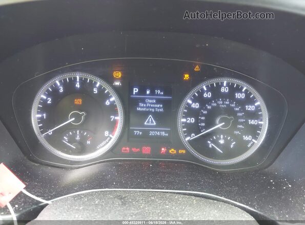 5NMS23AD2KH080409 2019 HYUNDAI SANTA FE Red Vista de los asientos traseros