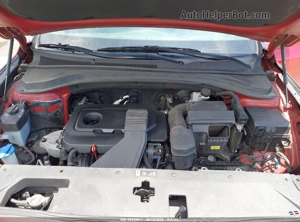 5NMS23AD2KH080409 2019 HYUNDAI SANTA FE Red Vista trasera