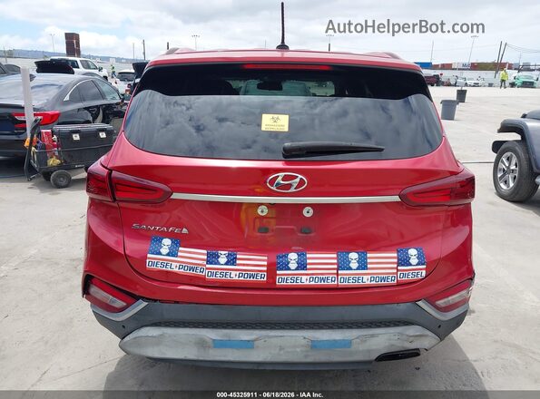 5NMS23AD2KH080409 2019 HYUNDAI SANTA FE Red 