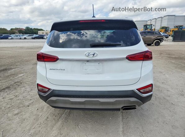 5NMS23AD2KH089577 2019 HYUNDAI SANTA White Rear view