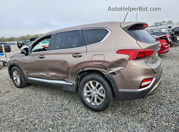 5NMS23AD2LH147916 2020 HYUNDAI SANTA Brown Trasero izquierdo