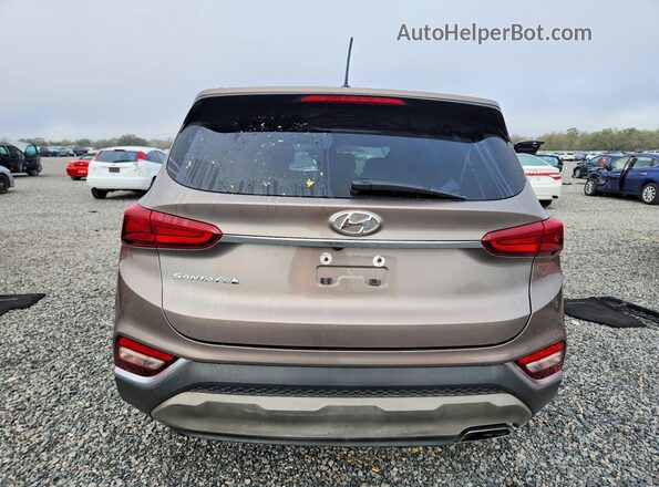 5NMS23AD2LH147916 2020 HYUNDAI SANTA Brown Vista trasera