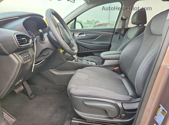 5NMS23AD2LH147916 2020 HYUNDAI SANTA Brown Vista interior delantera