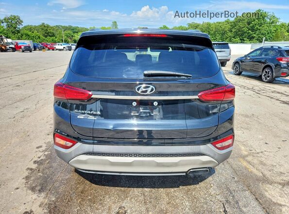 5NMS23AD2LH160150 2020 HYUNDAI SANTA Black უკანა ხედი