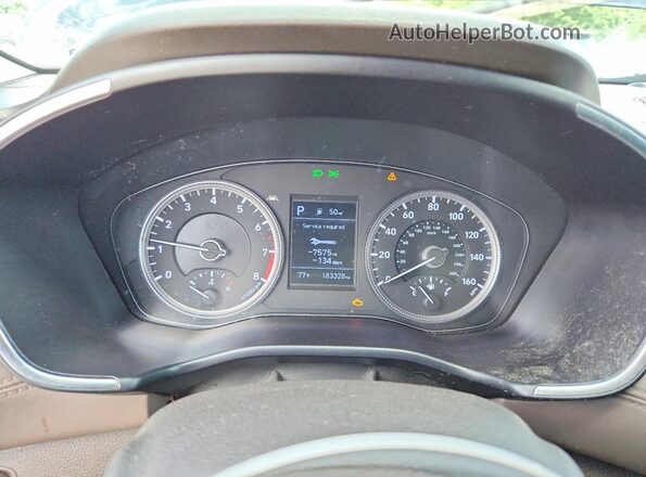 5NMS23AD2LH160150 2020 HYUNDAI SANTA Black ხელსაწყოთა პანელის ხედი
