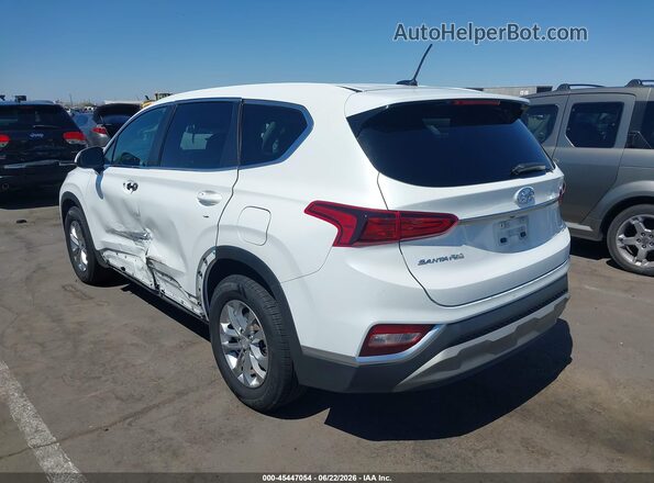 5NMS23AD2LH192080 2020 HYUNDAI SANTA FE White Հետևի ձախ