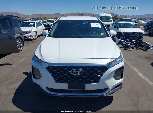 5NMS23AD2LH192080 2020 HYUNDAI SANTA FE White Սարքավորումների վահանակի տեսք