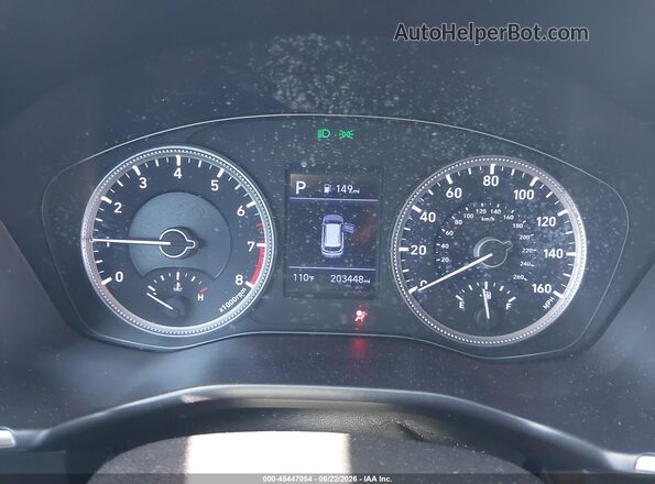 5NMS23AD2LH192080 2020 HYUNDAI SANTA FE White Հետևի նստատեղերի տեսք