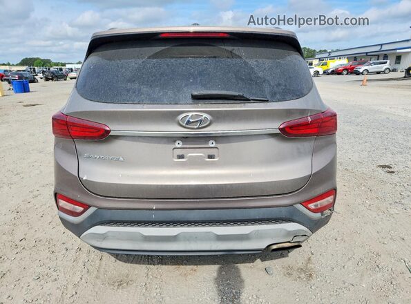 5NMS23AD4KH015903 2019 HYUNDAI SANTA Brown Widok z tyłu