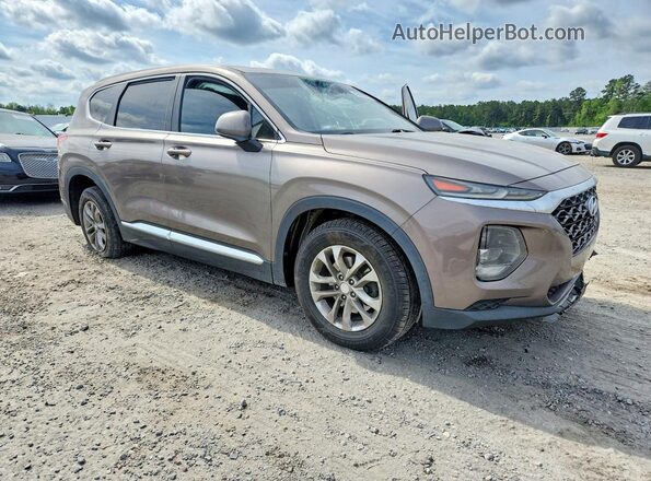 5NMS23AD4KH015903 2019 HYUNDAI SANTA Brown Przód prawy