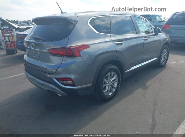 5NMS23AD4KH094814 2019 HYUNDAI SANTA FE Gray Trasero derecho