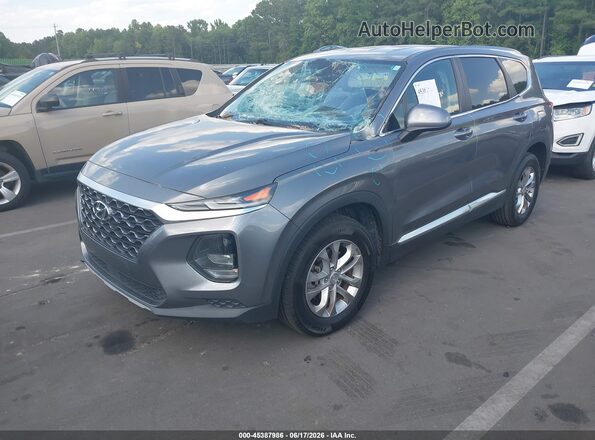 5NMS23AD4KH094814 2019 HYUNDAI SANTA FE Gray Vista tres cuartos delantera izquierda