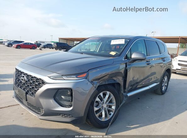 5NMS23AD4KH111515 2019 HYUNDAI SANTA FE Серый Передняя левая четверть