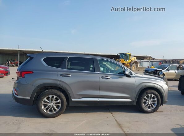 5NMS23AD4KH111515 2019 HYUNDAI SANTA FE Серый Вид задней части салона