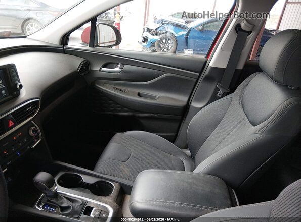 5NMS23AD4KH128461 2019 HYUNDAI SANTA FE Красный Вид салона спереди
