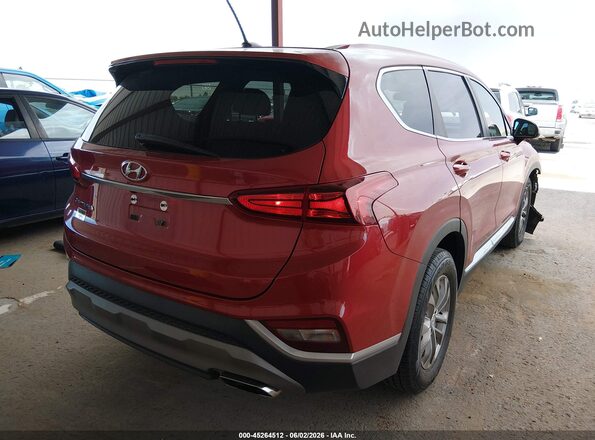 5NMS23AD4KH128461 2019 HYUNDAI SANTA FE Красный Задняя правая четверть