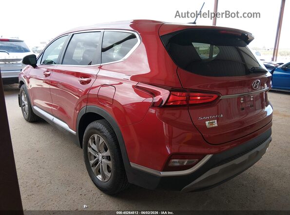 5NMS23AD4KH128461 2019 HYUNDAI SANTA FE Красный Задняя левая четверть