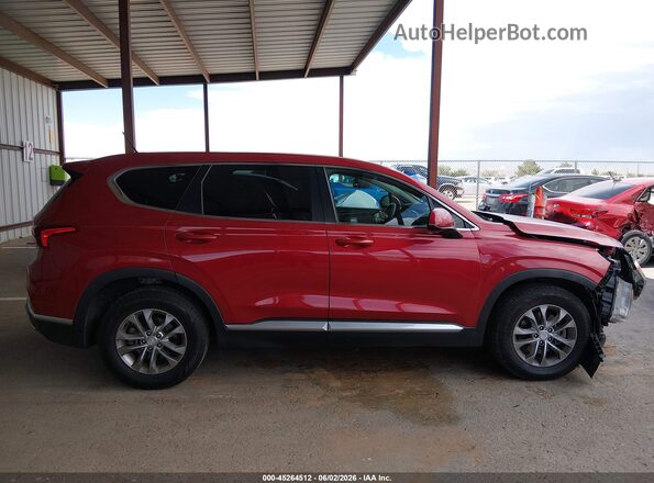 5NMS23AD4KH128461 2019 HYUNDAI SANTA FE Красный Вид задней части салона