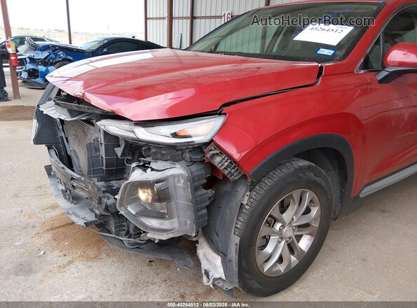 5NMS23AD4KH128461 2019 HYUNDAI SANTA FE Красный Вид спереди