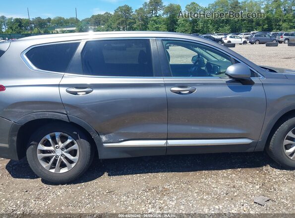 5NMS23AD4LH142393 2020 HYUNDAI SANTA FE Gray Սալոնի հետևի տեսք