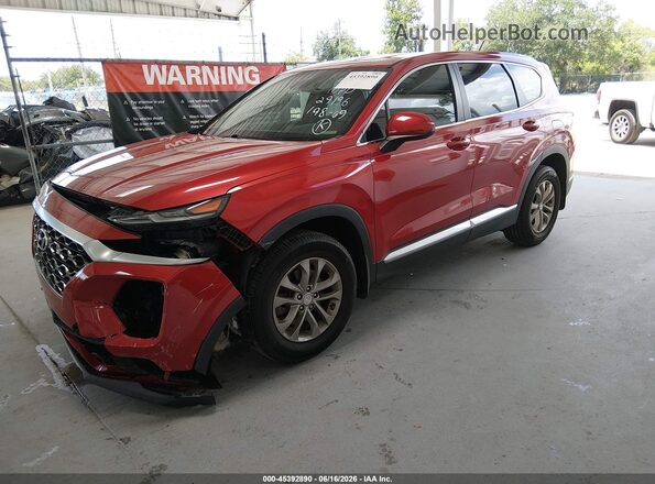 5NMS23AD4LH167827 2020 HYUNDAI SANTA FE Red Front left