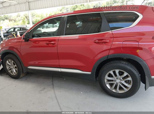 5NMS23AD4LH167827 2020 HYUNDAI SANTA FE Red 360 interior view