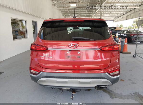 5NMS23AD4LH167827 2020 HYUNDAI SANTA FE Red 