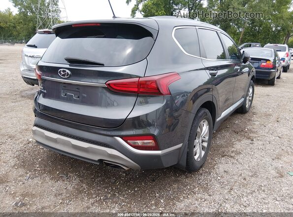 5NMS23AD4LH185535 2020 HYUNDAI SANTA FE Gray Trasero derecho