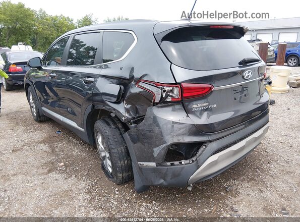 5NMS23AD4LH185535 2020 HYUNDAI SANTA FE Gray Trasero izquierdo